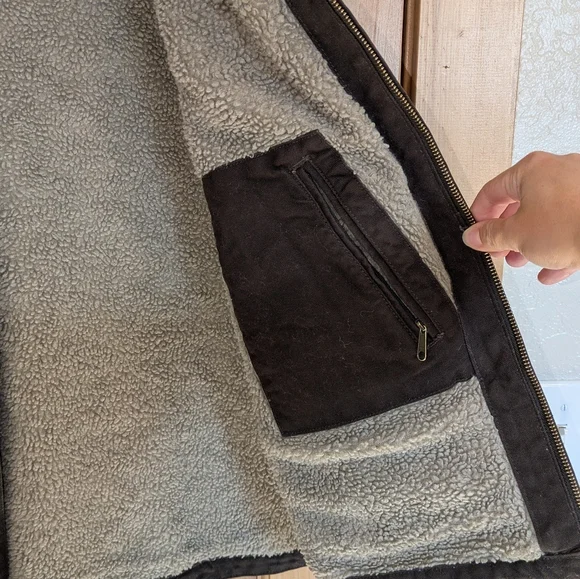 Brown Sleeveless Work Vest - Picture 5 of 5